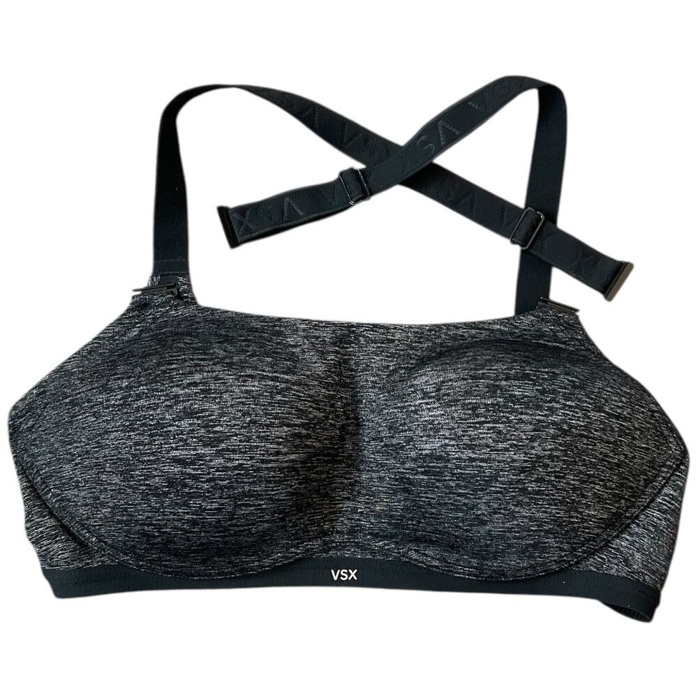 NWOT Victoria’s Secret The Ultimate Maximum Support Sports Bra Charcoal Gray 36C